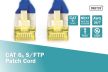 DIGITUS DK-1644-A-020/B Cat.6A S/FTP LSZH 2m kék patch kábel