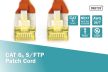 DIGITUS DK-1644-A-020/R Cat.6A S/FTP LSZH 2m piros patch kábel