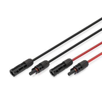   DIGITUS DK-SCEC64-0050 Solar 4mm 1500V DC XLPO napelemes kültéri kábelhosszabbító MC4 csatlakozóval 5m