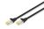DIGITUS DK-1644-A-010/BL Cat.6A S/FTP LSZH 1m fekete patch kábel