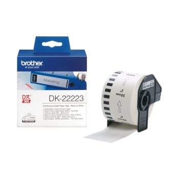   Brother DK-22223 50 mm x 30,48 m öntapadós papírszalag tekercsben