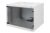DIGITUS SOHO DN-19 07U-S-1 19" 7U 370x540x400mm lapraszerelt üvegajtós szürke fali rack szekrény