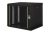 DIGITUS DN-19 09-U-SW Unique 19" 9U 509x600x450mm lapraszerelt üvegajtós fekete Unique fali rack szekrény