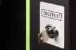 DIGITUS DN-19 09-U-SW Unique 19" 9U 509x600x450mm lapraszerelt üvegajtós fekete Unique fali rack szekrény
