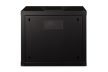 DIGITUS DN-19 09-U-SW Unique 19" 9U 509x600x450mm lapraszerelt üvegajtós fekete Unique fali rack szekrény