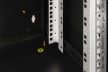 DIGITUS DN-19 09-U-SW Unique 19" 9U 509x600x450mm lapraszerelt üvegajtós fekete Unique fali rack szekrény