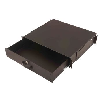   DIGITUS DN-19 KEY-2U-SW 19" 2U fekete billentyűzet és dokumentumtároló fiók
