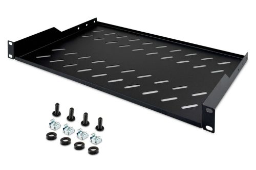 DIGITUS DN-19 TRAY-1-SW 19" 1U 250mm mély fekete fix polc