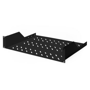   DIGITUS DN-19 TRAY-2-SW 19"" 2U 352mm mély fekete fix polc