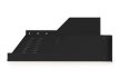 DIGITUS DN-19 TRAY-2-SW 19"" 2U 352mm mély fekete fix polc