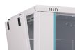 DIGITUS Dynamic-N DN-37104 19" 9U 474x600x450mm lapraszerelt üvegajtós szürke fali rack szekrény