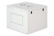 DIGITUS Dynamic-N DN-37106 19" 9U 474x600x600mm lapraszerelt üvegajtós szürke fali rack szekrény