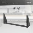 DIGITUS DN-48004 19" 4U fekete hálózati fali konzol