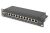 DIGITUS DN-91612S Cat.6 12port asztali fekete árnyékolt patch panel