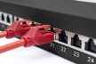 DIGITUS DN-91624S-EA-B 19" 1U 24port Cat.6A kompakt fekete árnyékolt patch panel