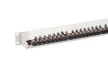 DIGITUS DN-91624S-EA 19" 1U 24port Cat.6A kompakt szürke árnyékolt patch panel