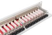 DIGITUS DN-91624S-EA 19" 1U 24port Cat.6A kompakt szürke árnyékolt patch panel