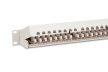 DIGITUS DN-91624S 19" 1U 24port Cat.6 kompakt szürke árnyékolt patch panel
