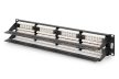 DIGITUS DN-91648U 19" 2U 48port Cat.6 kompakt fekete árnyékolatlan patch panel