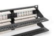 DIGITUS DN-91648U 19" 2U 48port Cat.6 kompakt fekete árnyékolatlan patch panel