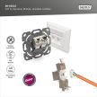 DIGITUS DN-93615 Cat.6A árnyékolt szerszám nélkül szerelhető Keystone Jack
