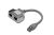 DIGITUS DN-93904 Cat.5e árnyékolt RJ45/RJ45 LAN-LAN lengő Y elosztó