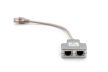 DIGITUS DN-93904 Cat.5e árnyékolt RJ45/RJ45 LAN-LAN lengő Y elosztó