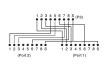 DIGITUS DN-93904 Cat.5e árnyékolt RJ45/RJ45 LAN-LAN lengő Y elosztó