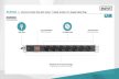DIGITUS DN-95402 19" 1U PDU alumínium 7x Schuko aljzat CEE7/7 csatlakozó kapcsolós hálózati 2m elosztósor
