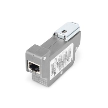 DIGITUS DN-95421 DIN sínes RJ45 PoE túlfeszültségvédő