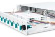 DIGITUS DN-96331/3 19" 1U 12xLC duplex OM3 toldóval pigtaillel és kötőkazettával szerelt optikai patch panel