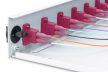 DIGITUS DN-96331-4 19" 1U 12xLC duplex OM4 toldóval pigtaillel és kötőkazettával szerelt optikai patch panel
