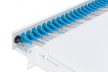 DIGITUS DN-96332/9 19" 1U 24xLC duplex OS2 toldóval pigtaillel és kötőkazettával szerelt optikai patch panel