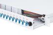 DIGITUS DN-96332/9 19" 1U 24xLC duplex OS2 toldóval pigtaillel és kötőkazettával szerelt optikai patch panel