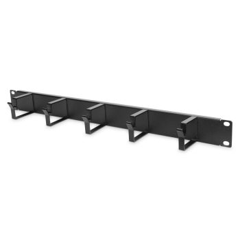 DIGITUS DN-97602 19" 1U gyűrűs fekete kábelrendező