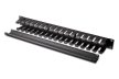 DIGITUS DN-97617 19" 1U fekete csatornás kábelvezető levehető fedéllel