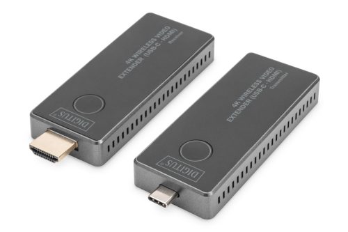 DIGITUS DS-55324 HDMI 4K 30Hz WiFi USB-C 30m extender szett