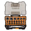 DEWALT Bit- és dugókulcskészlet, McLaren F1 Team, 24db, racsnival