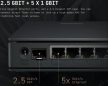MikroTik E62iUGS-2axD5axT hAP ax S 5xGbE LAN 1x2.5G SFP port 802.11ax Wi-Fi 6 Vezeték nélküli router