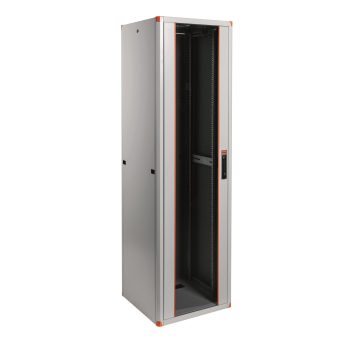   Legrand EVO42U6060 Evoline 19" 42U SZÉL:600 MÉLY:600 MAG:1894 MAX:1000kg üvegajtós szürke álló rack szekrény