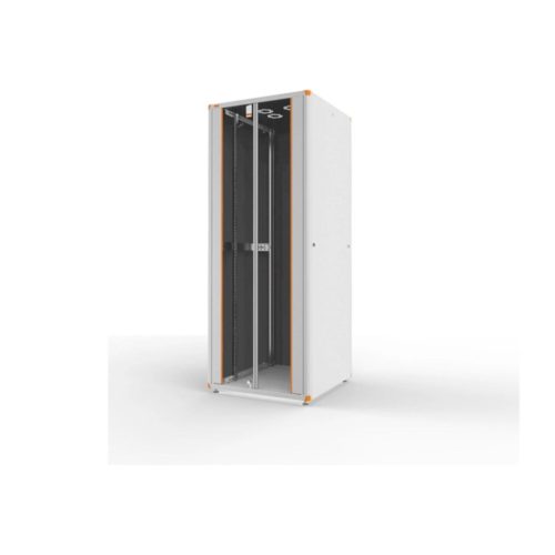 Legrand EVO42U8080 Evoline 19" 42U SZÉL:800 MÉLY:800 MAG:1894 MAX:1000kg dupla biztonsági üvegajtós szürke álló rack szekrény