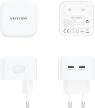 Vention USB-C+C (2port,35W/35W,fehér), töltő