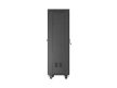 Lanberg FF01-6637-23BL 19" 37U SZÉL:600mm MÉLY:600mm MAG:1898mm lapraszerelt LCD hálós fémajtós fekete álló rack szekrény