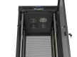 Lanberg FF01-6637-23BL 19" 37U SZÉL:600mm MÉLY:600mm MAG:1898mm lapraszerelt LCD hálós fémajtós fekete álló rack szekrény