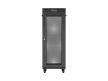 Lanberg FF01-6832-23BL 19" 32U SZÉL:600mm MÉLY:800mm MAG:1676mm lapraszerelt LCD hálós fémajtós fekete álló rack szekrény
