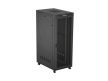 Lanberg FF01-8242-23BL 19" 42U SZÉL:800mm MÉLY:1200mm MAG:2127mm lapraszerelt LCD hálós fémajtós fekete álló rack szekrény