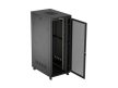 Lanberg FF01-8242-23BL 19" 42U SZÉL:800mm MÉLY:1200mm MAG:2127mm lapraszerelt LCD hálós fémajtós fekete álló rack szekrény