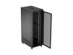 Lanberg FF01-8247-23BL 19" 47U SZÉL:800mm MÉLY:1200mm MAG:2343mm lapraszerelt LCD hálós fémajtós fekete szerver szekrény
