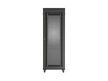 Lanberg FF01-8247-23BL 19" 47U SZÉL:800mm MÉLY:1200mm MAG:2343mm lapraszerelt LCD hálós fémajtós fekete szerver szekrény