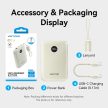 Vention FKAN0-C 10000mah, (bézs,22,5W), powerbank